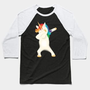 Dabbing Shirt Funny Dabbing Unicorn Cute T Shirt Baseball T-Shirt